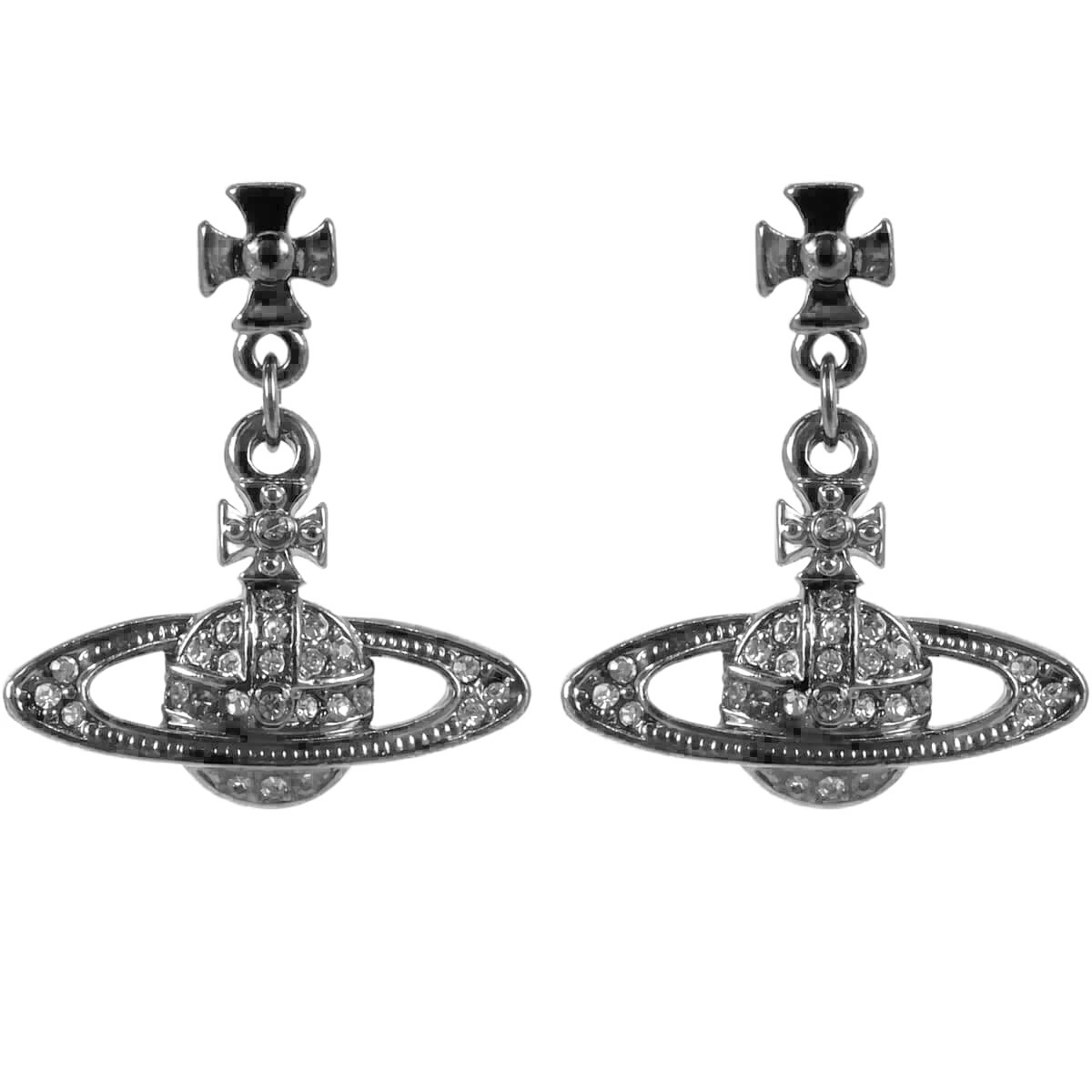 Classic Full Diamond Long Saturn Earrings（All 5 Colors）