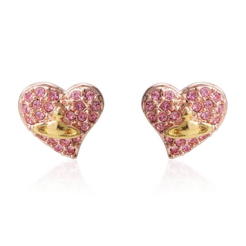 Full Diamonds Heart Saturn Earrings（All 6 Colors）