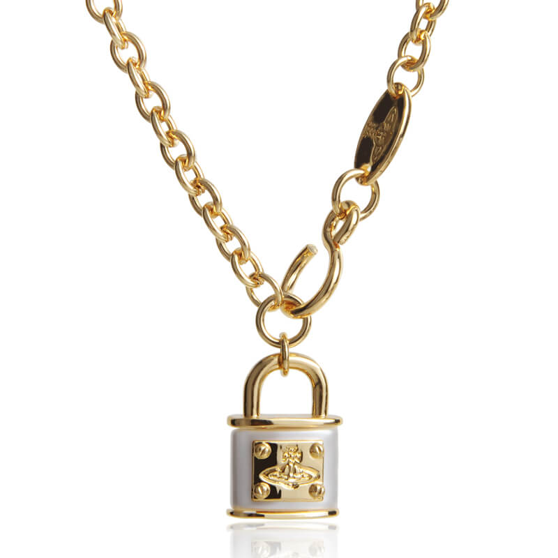 Lock Saturn Necklace