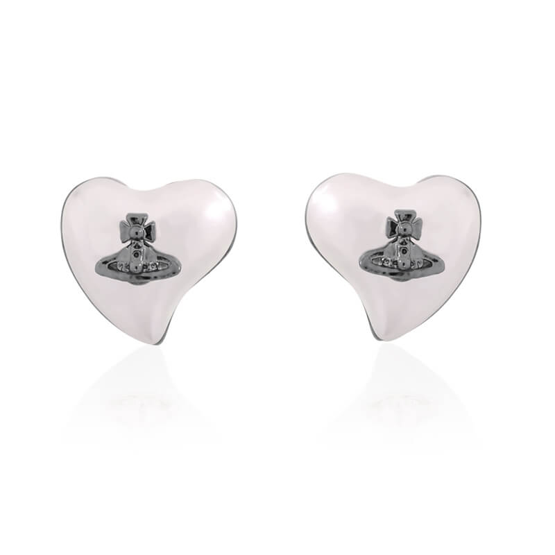 Resin Heart Earrings
