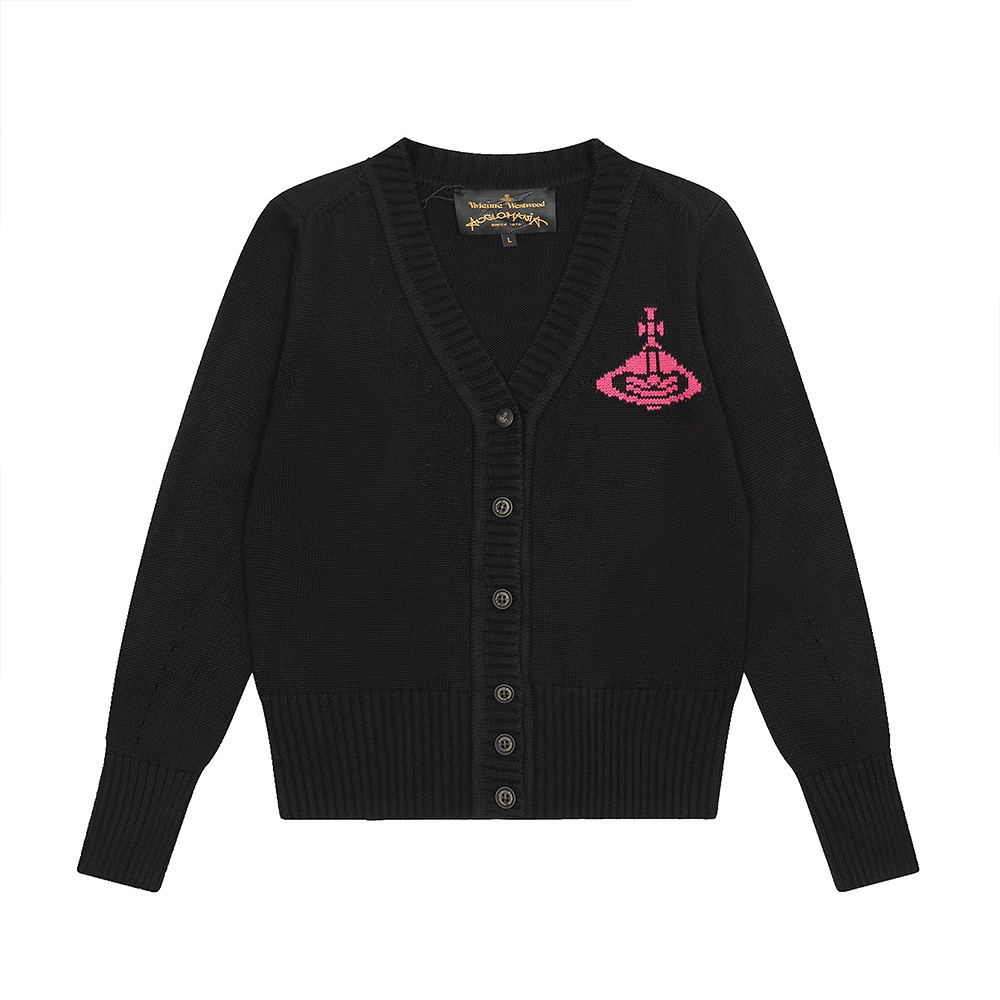V-neck Cardigan Saturn Sweater