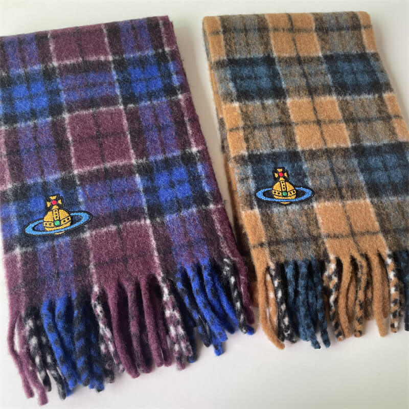 Plaid Saturn Scarf