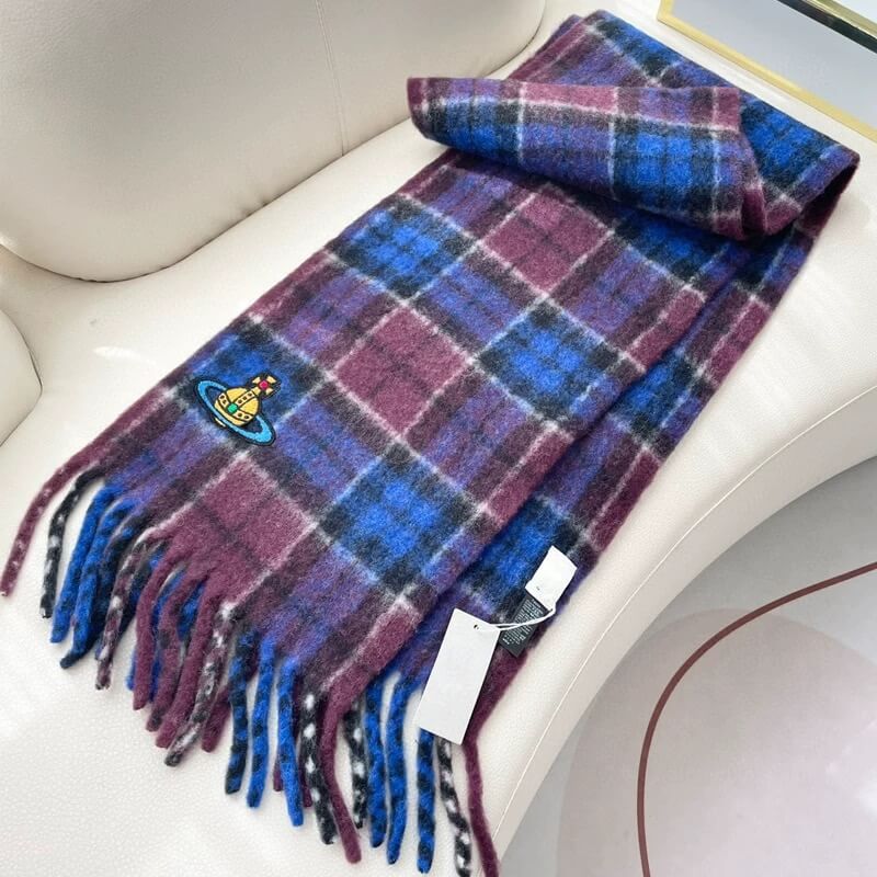 Plaid Saturn Scarf