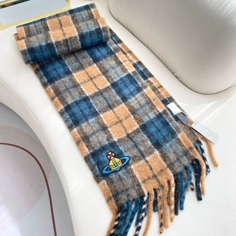 Plaid Saturn Scarf