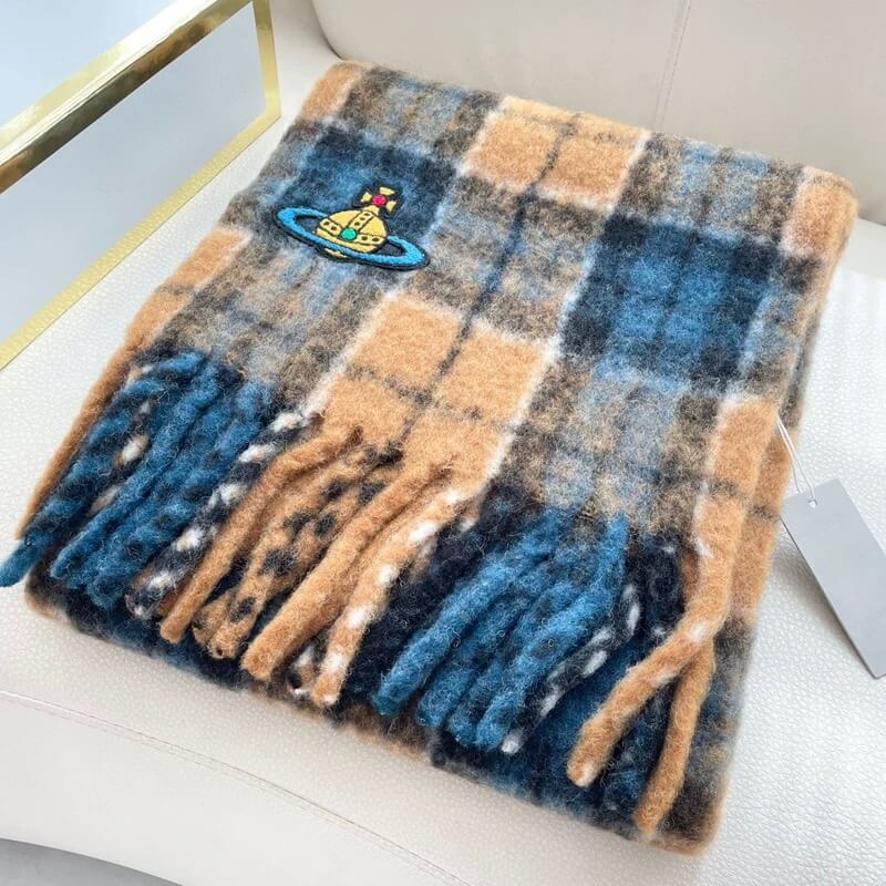 Plaid Saturn Scarf
