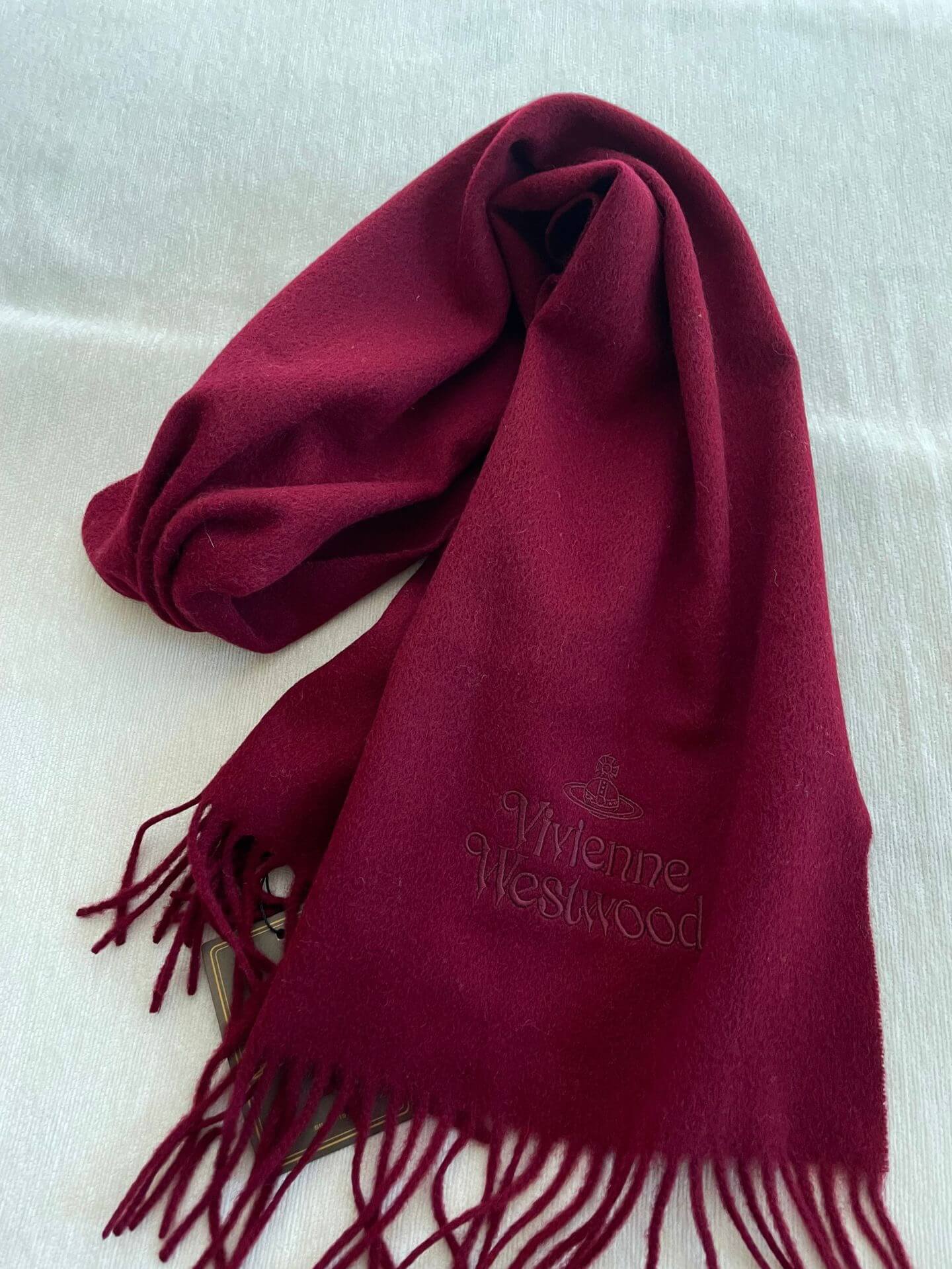 Solid Color Fringe Saturn Scarf