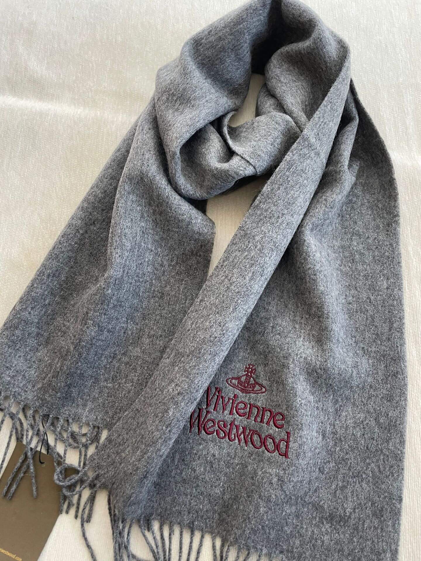 Solid Color Fringe Saturn Scarf