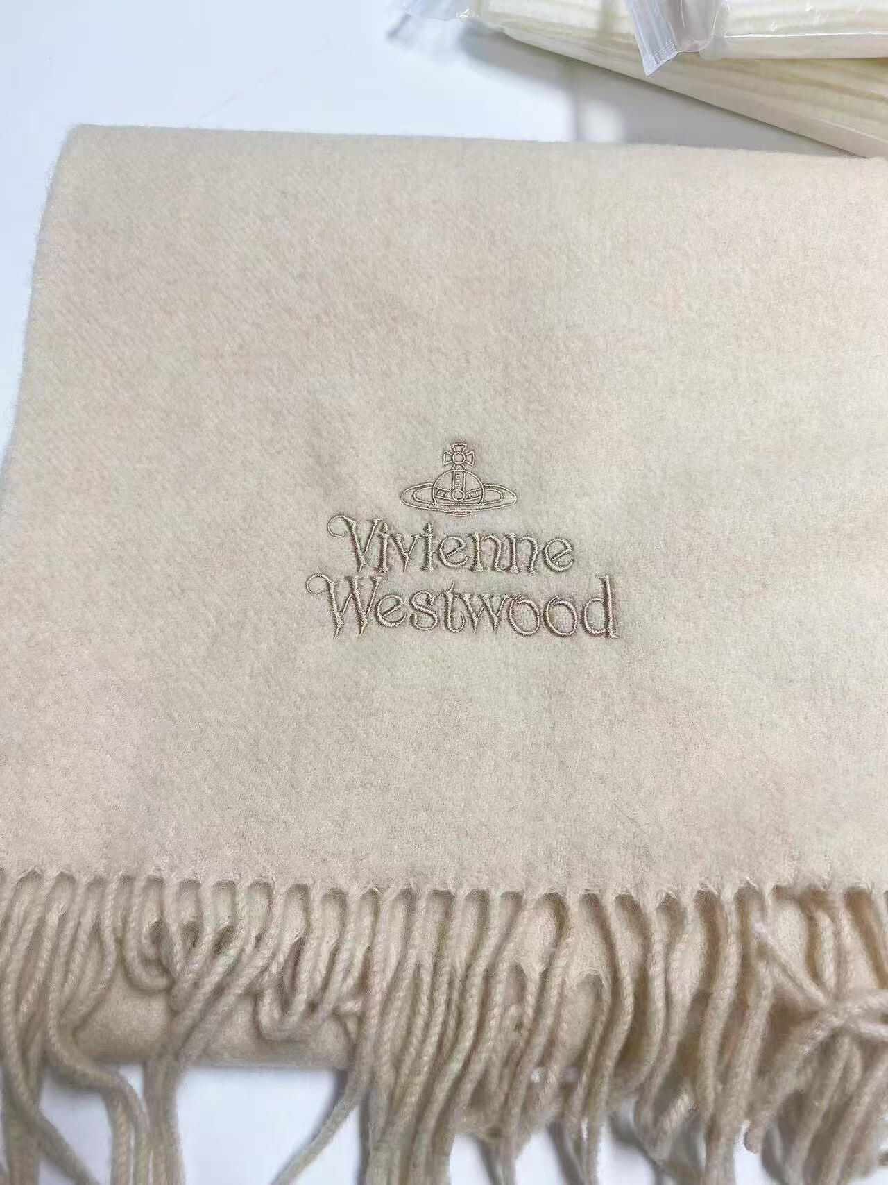 Solid Color Fringe Saturn Scarf