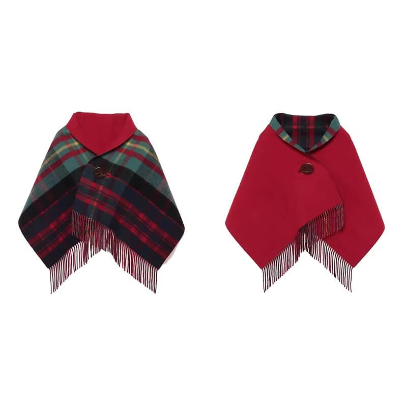 Tartan Poncho