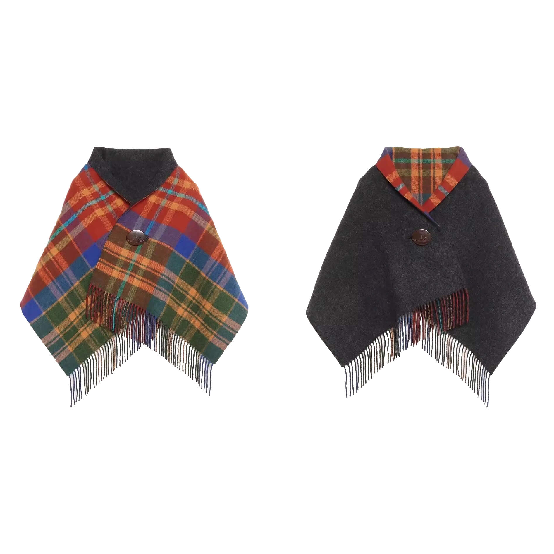 Tartan Poncho