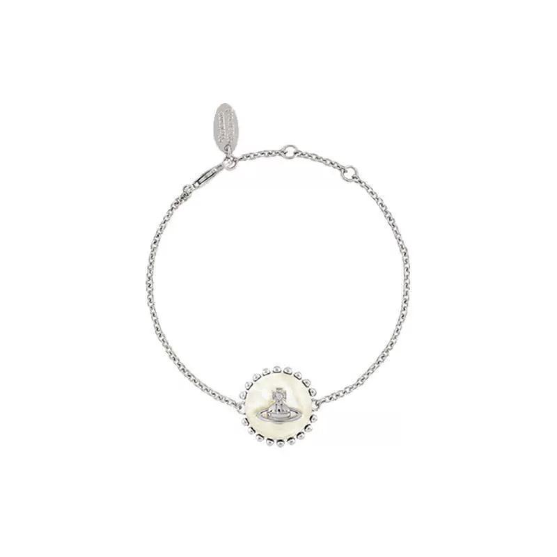 NEYLA Round Pearl Saturn Bracelets