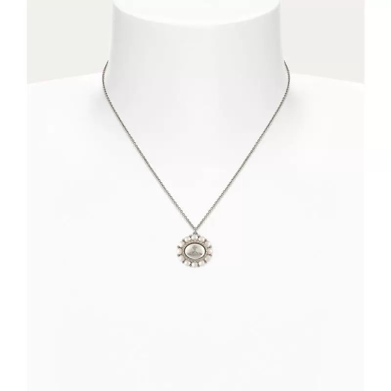 AMAYA Pearl Saturn Necklace