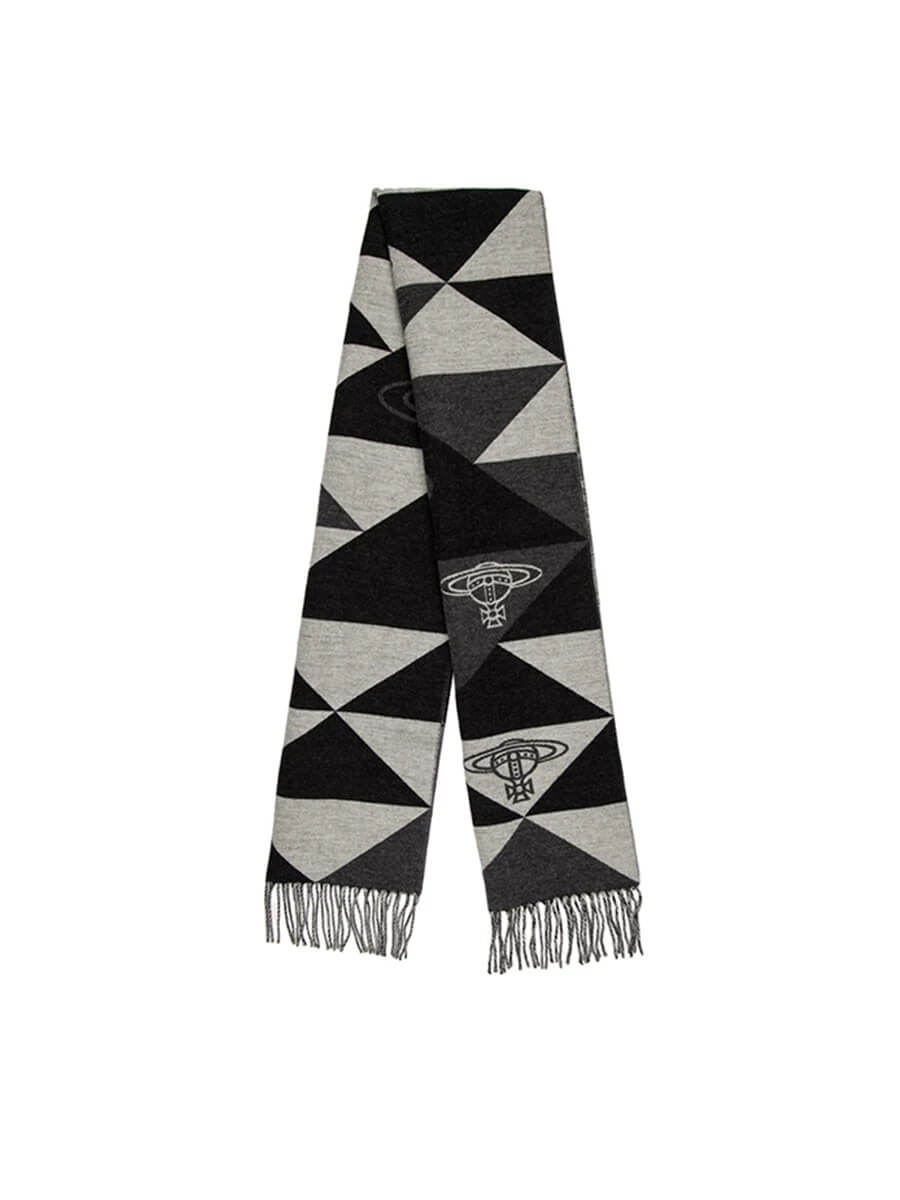 Colorblock Saturn Scarf