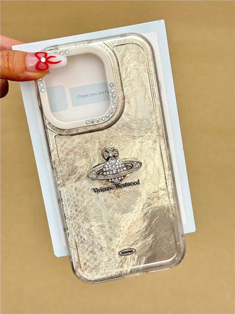 Diamond Saturn Phone Case