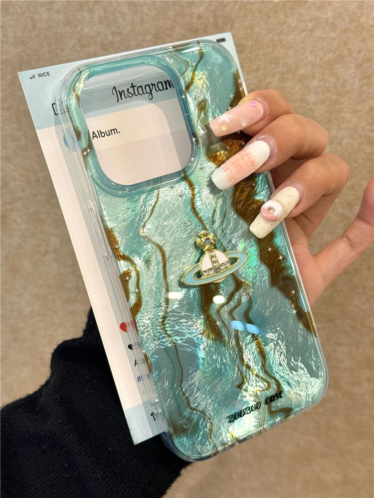 Stripes Saturn Phone Case