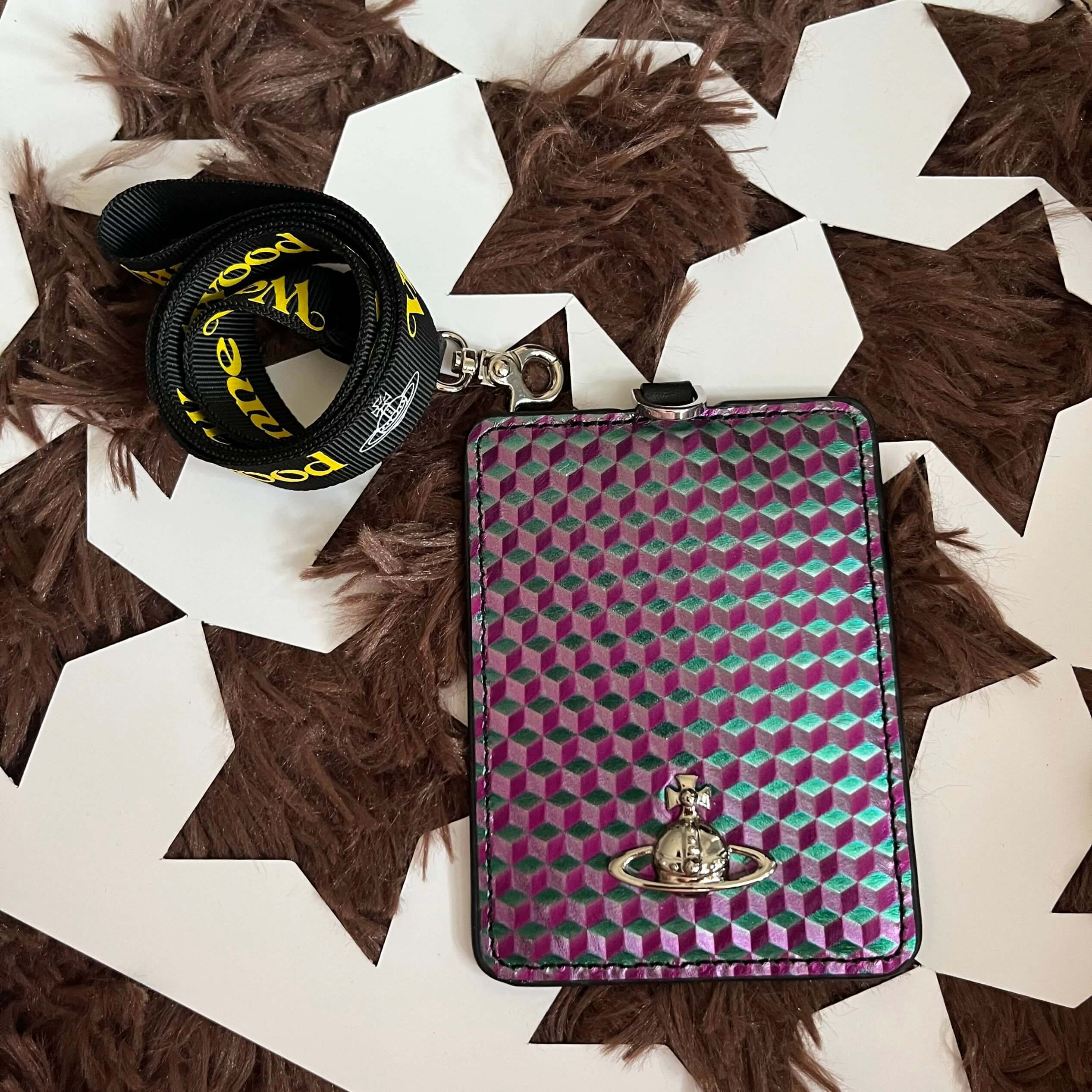 11 Colors Saturn Card Case With Lanyard Card Holder