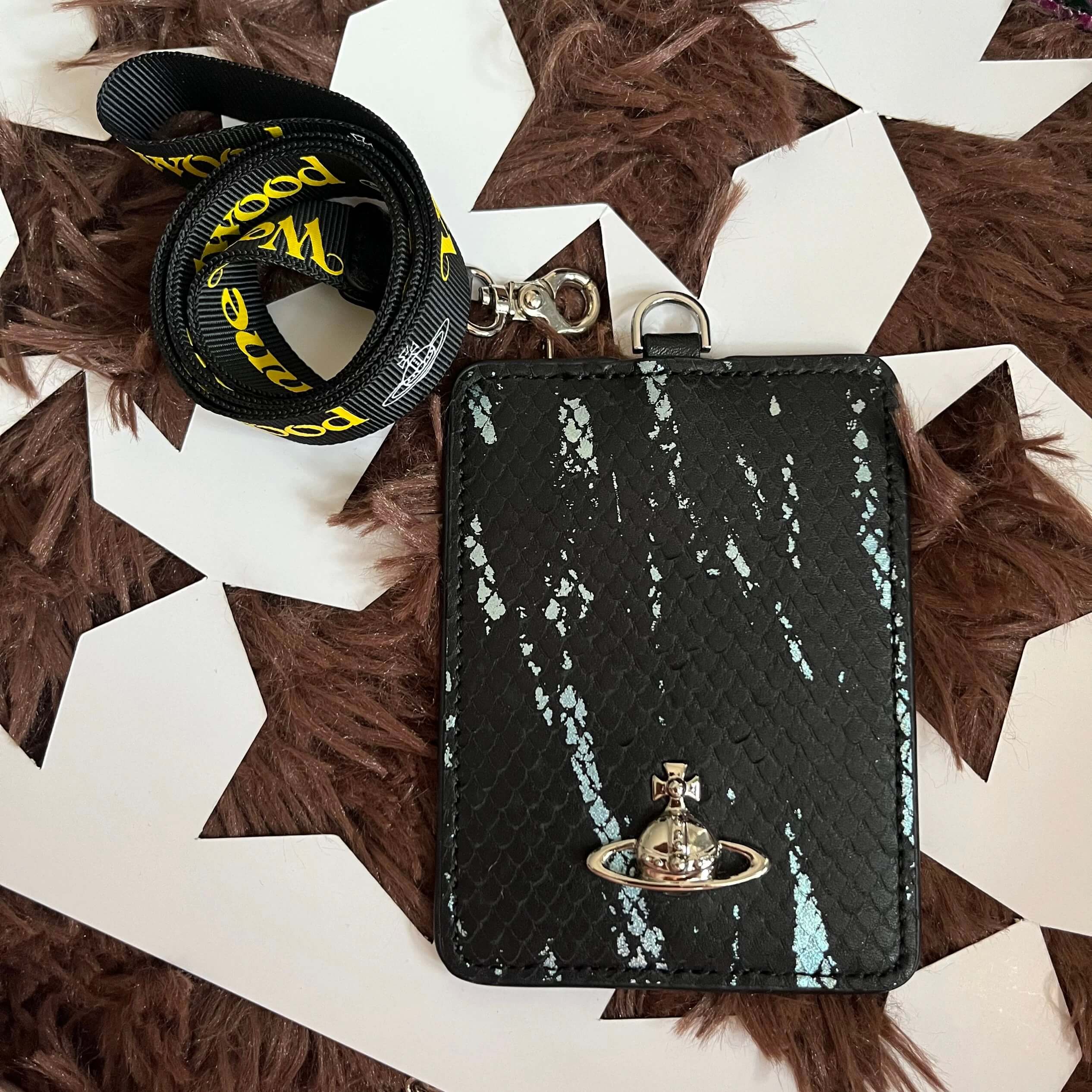 11 Colors Saturn Card Case With Lanyard Card Holder
