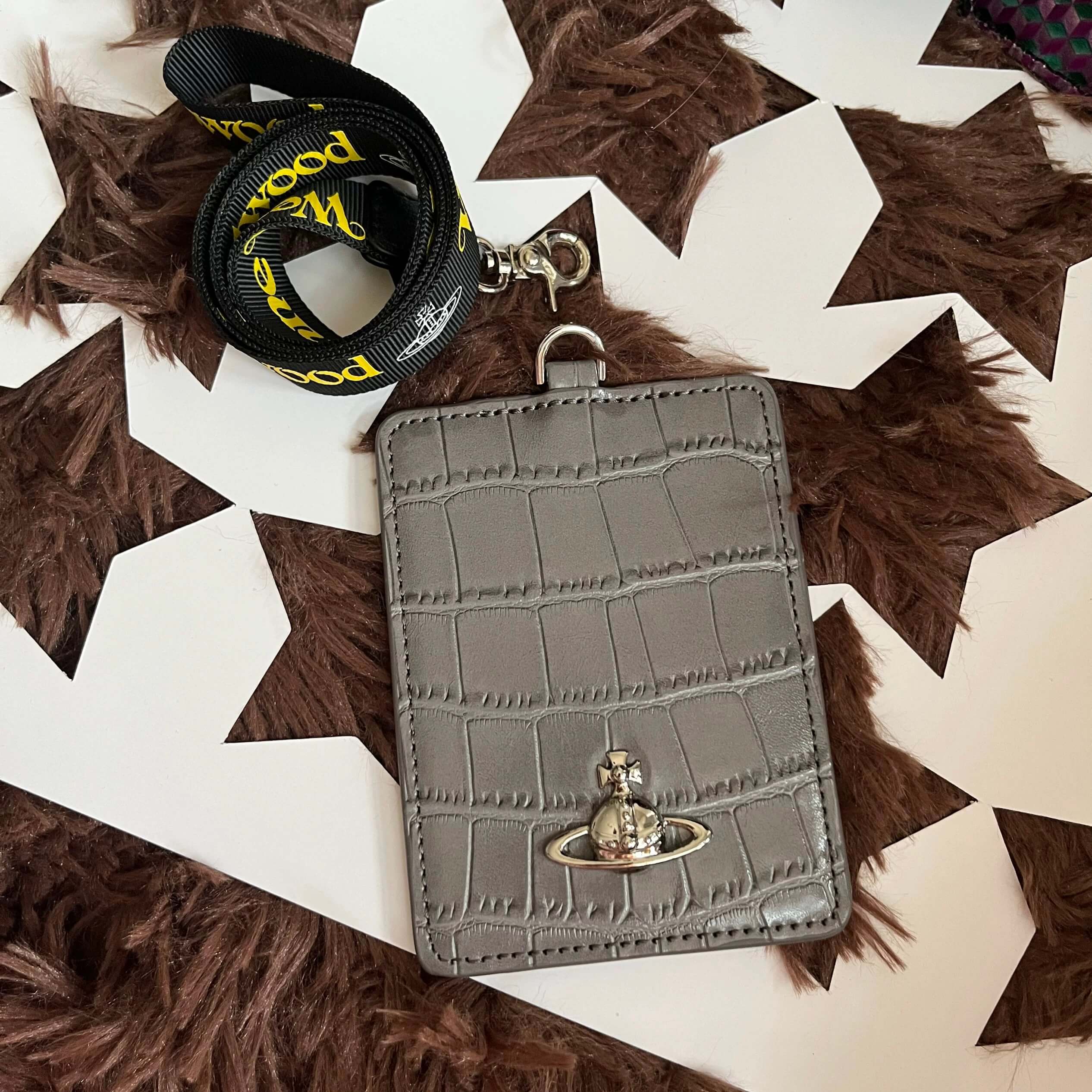 11 Colors Saturn Card Case With Lanyard Card Holder