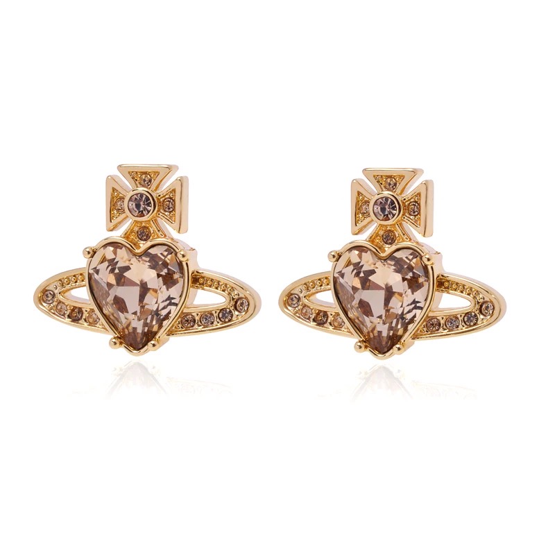 5 Colors ARIELLA Zirconia Love Earrings