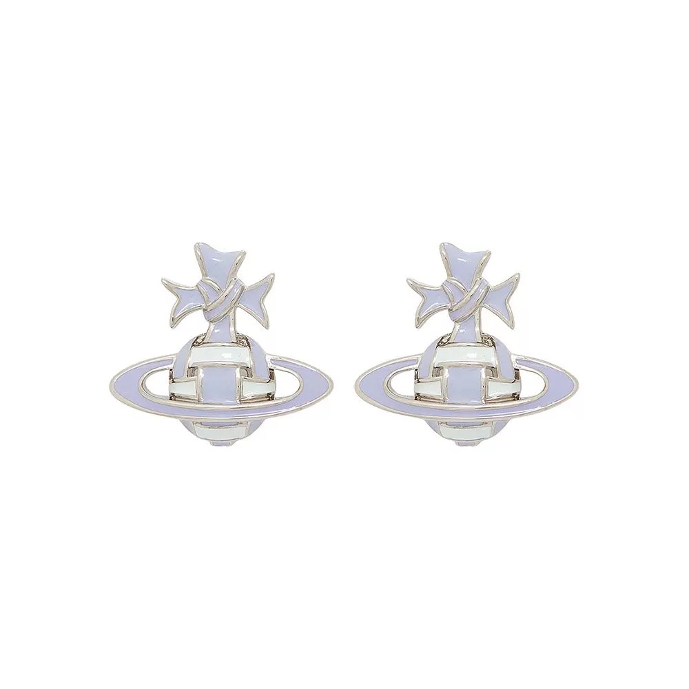 RIBBON Plait Saturn Earrings