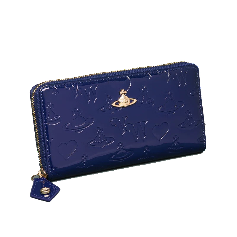 11 Colors Long Version Leather Saturn Wallet