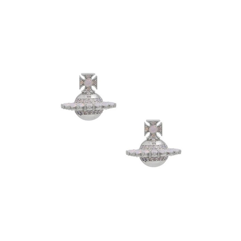 3 Colors JORDANA Half-face Orb Saturn Earrings