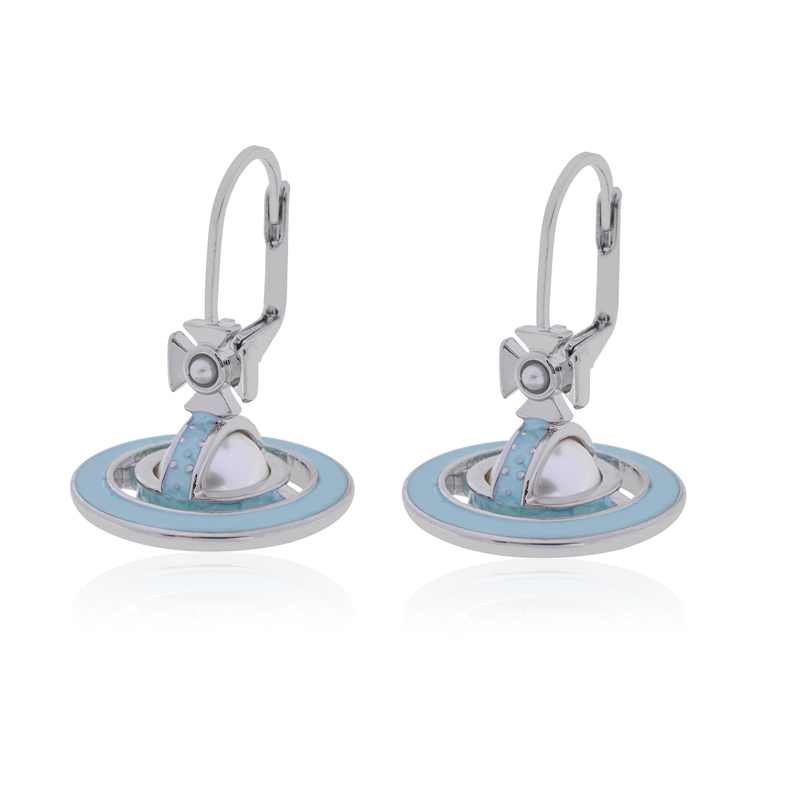 6 Colors SIMONETTA Lacquered Saturn Earrings