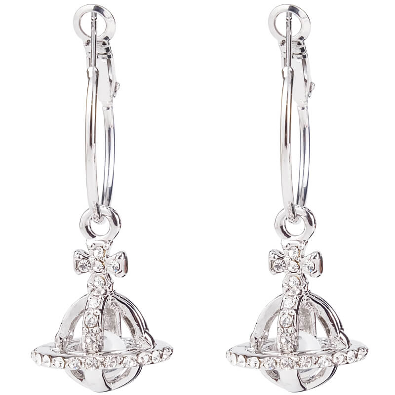 Vintage Hollow Crystal Earrings