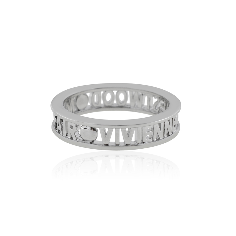 4 Colors WESTMINSTER Line Letter Ring