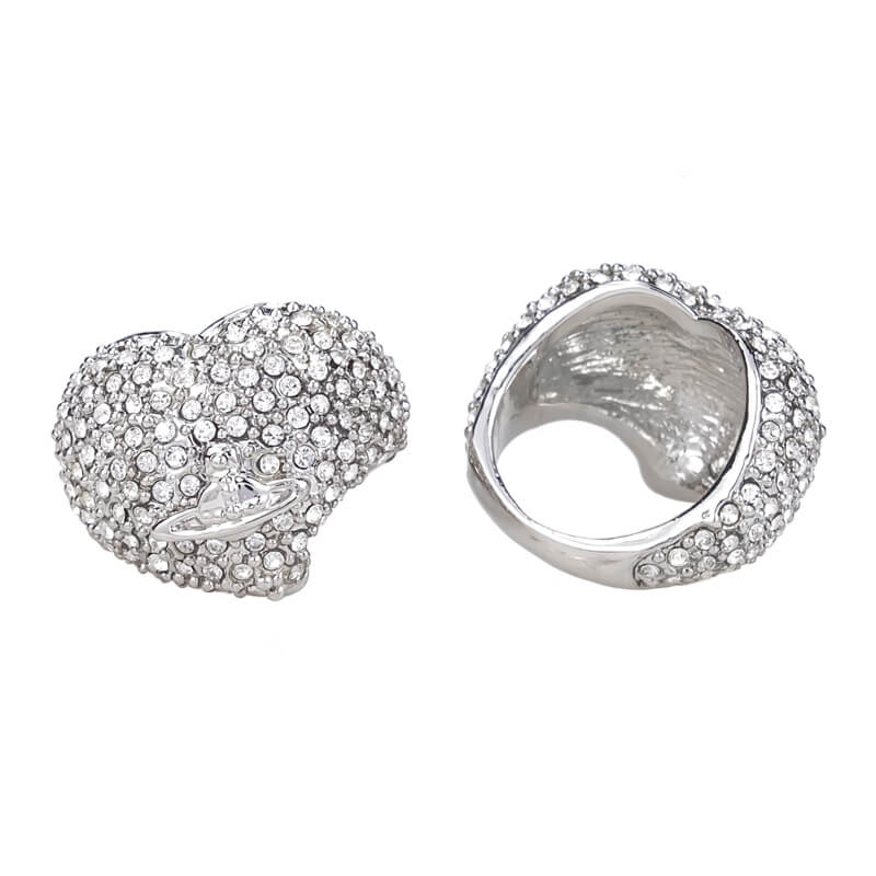 Vintage Full Diamond Love Ring