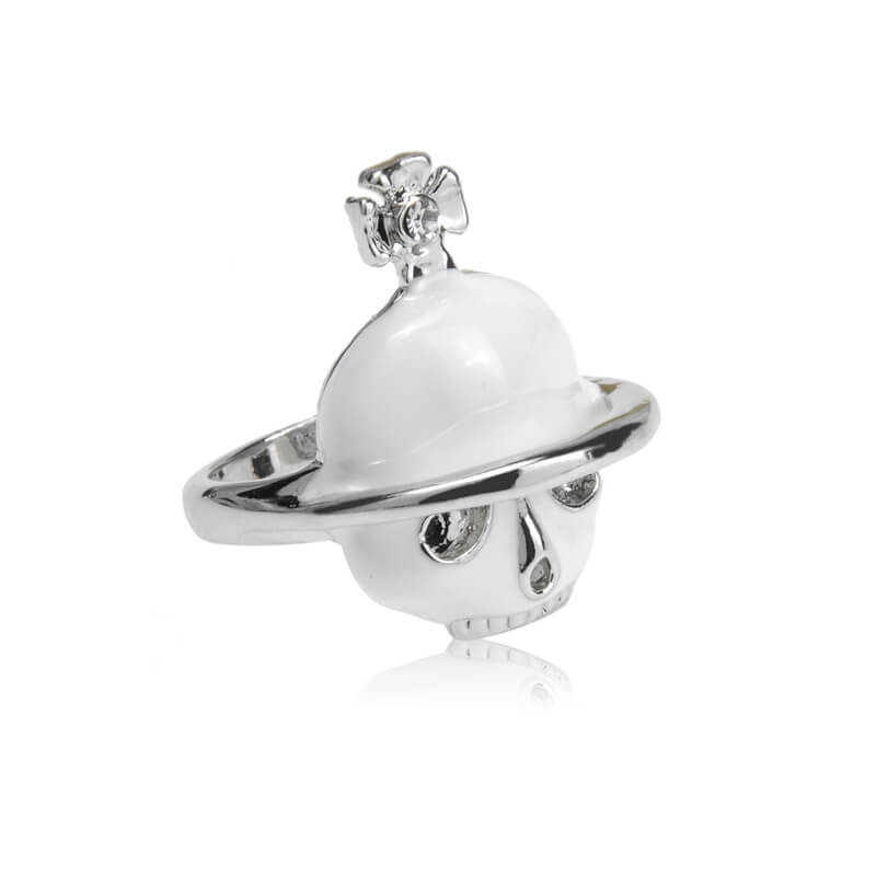 2 Colors Vintage Skull Ring