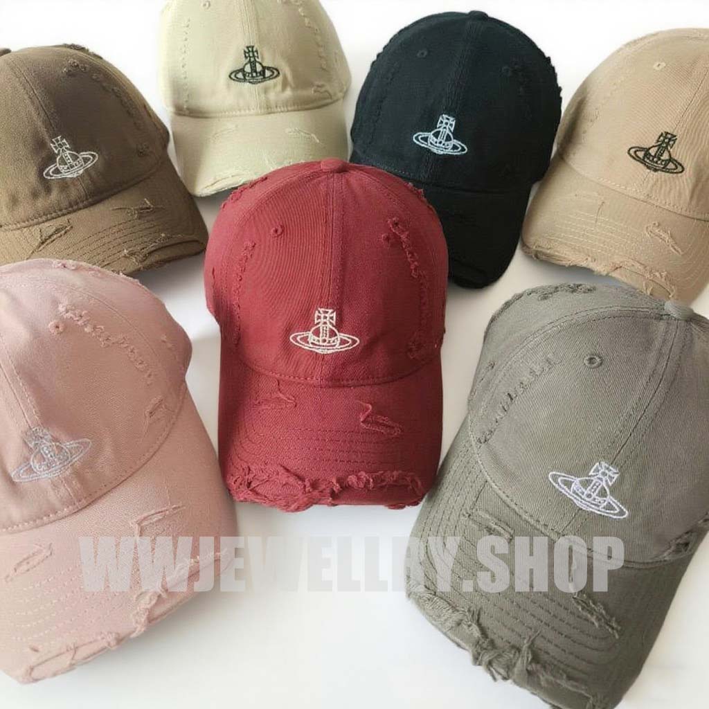 7 Solid Color Saturn Holey Hat