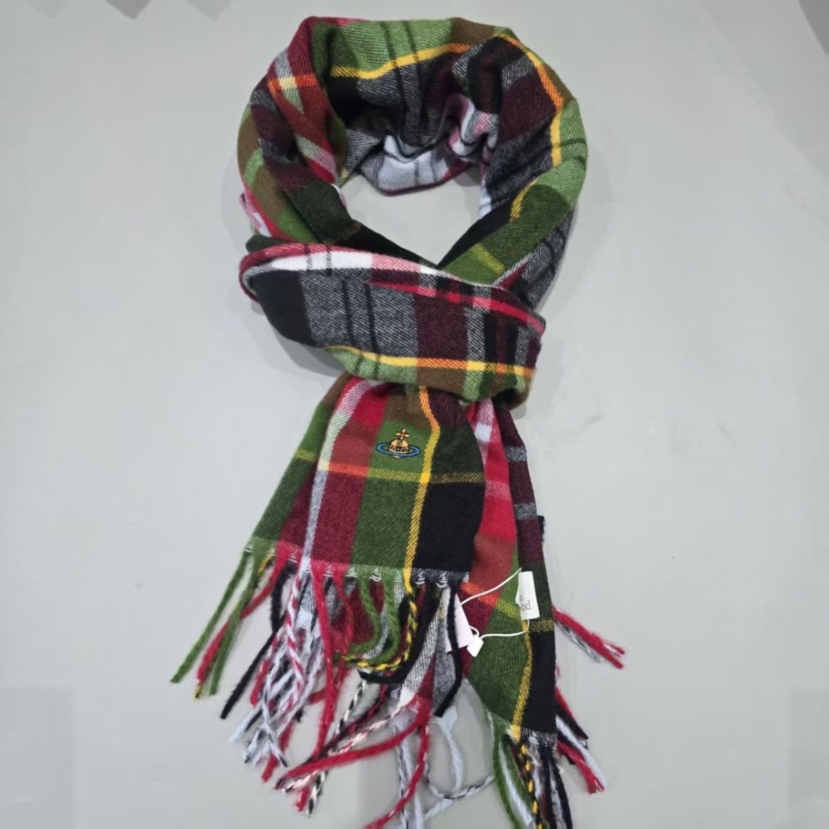 Classic Plaid Saturn Scarf