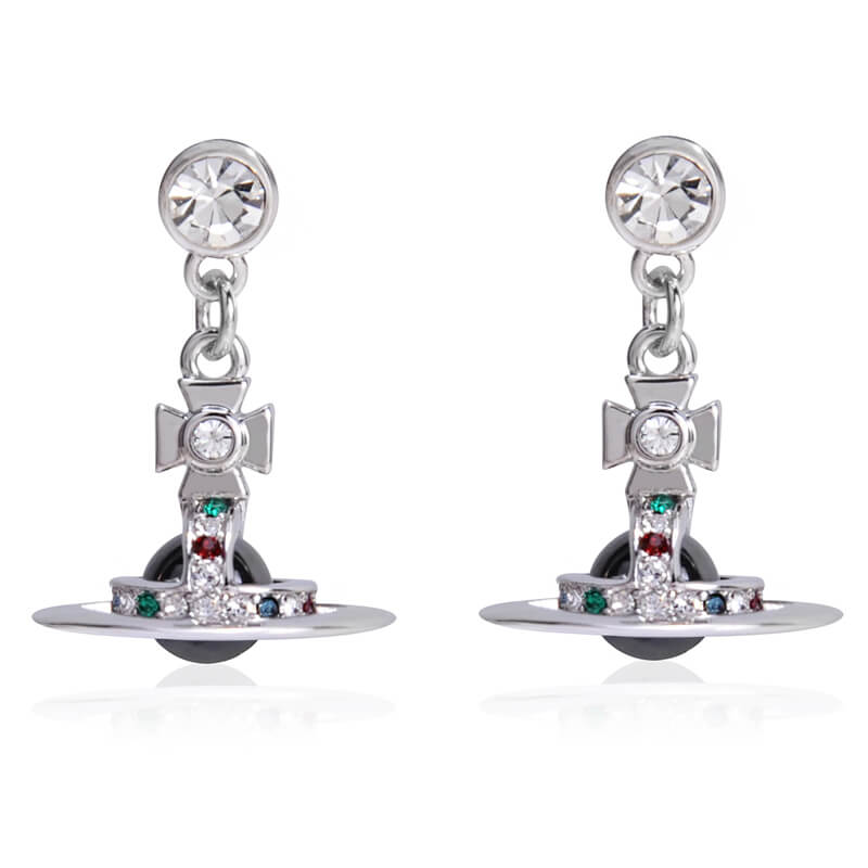 6mm ORB Classic Saturn Earrings