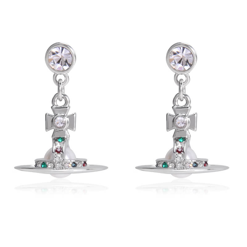 6mm ORB Classic Saturn Earrings