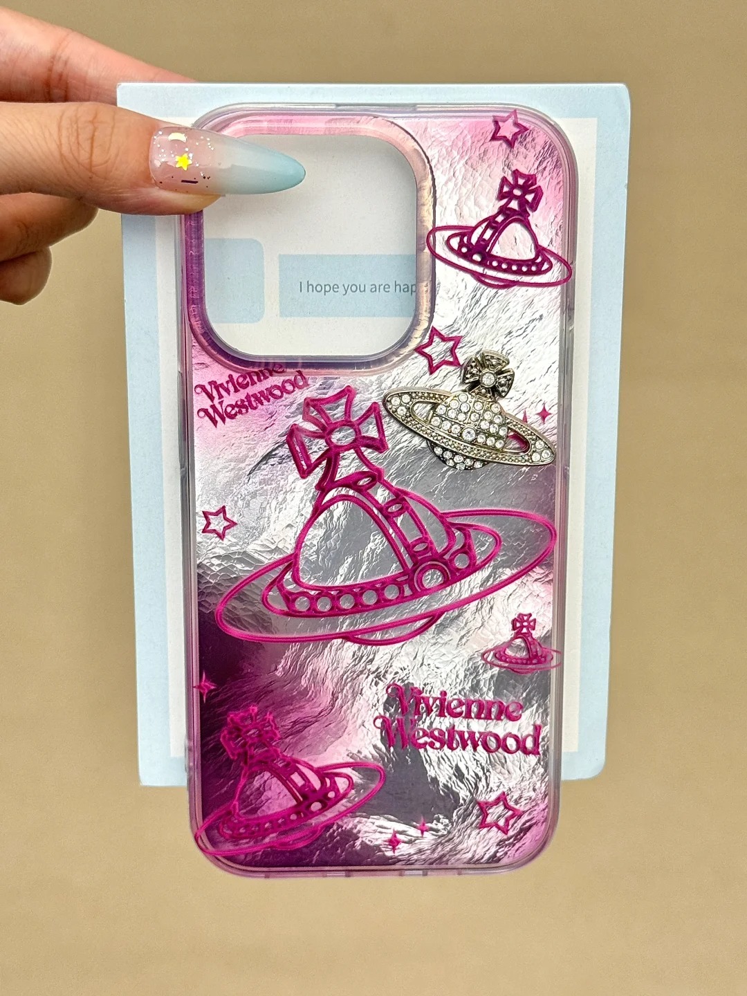 Pink Saturn Phone Case
