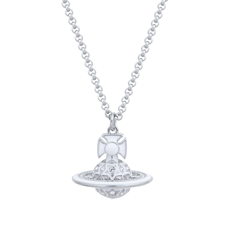 Pentagram Lacquered Orb Necklace