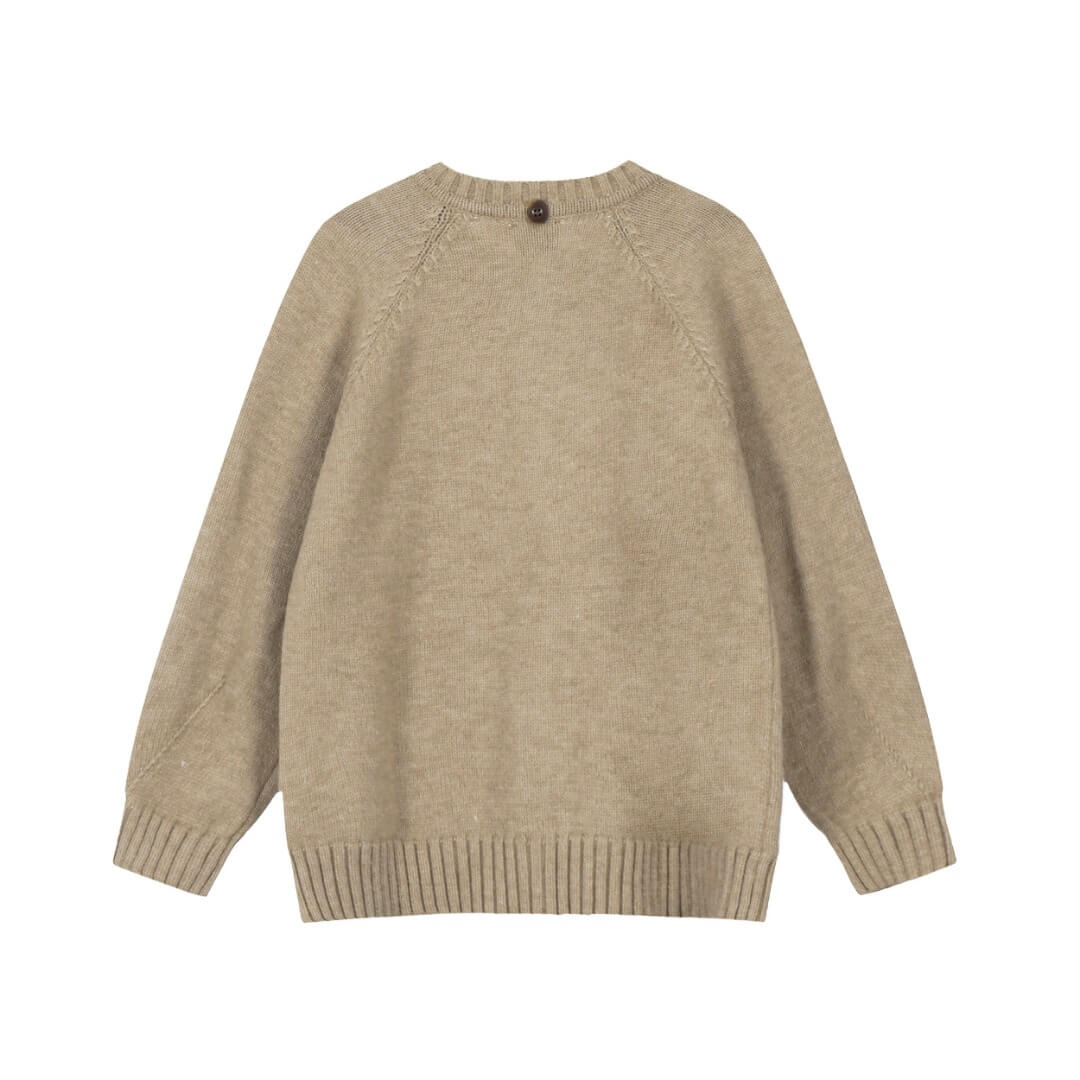 Saturn Embroidery Sweater With Scarf