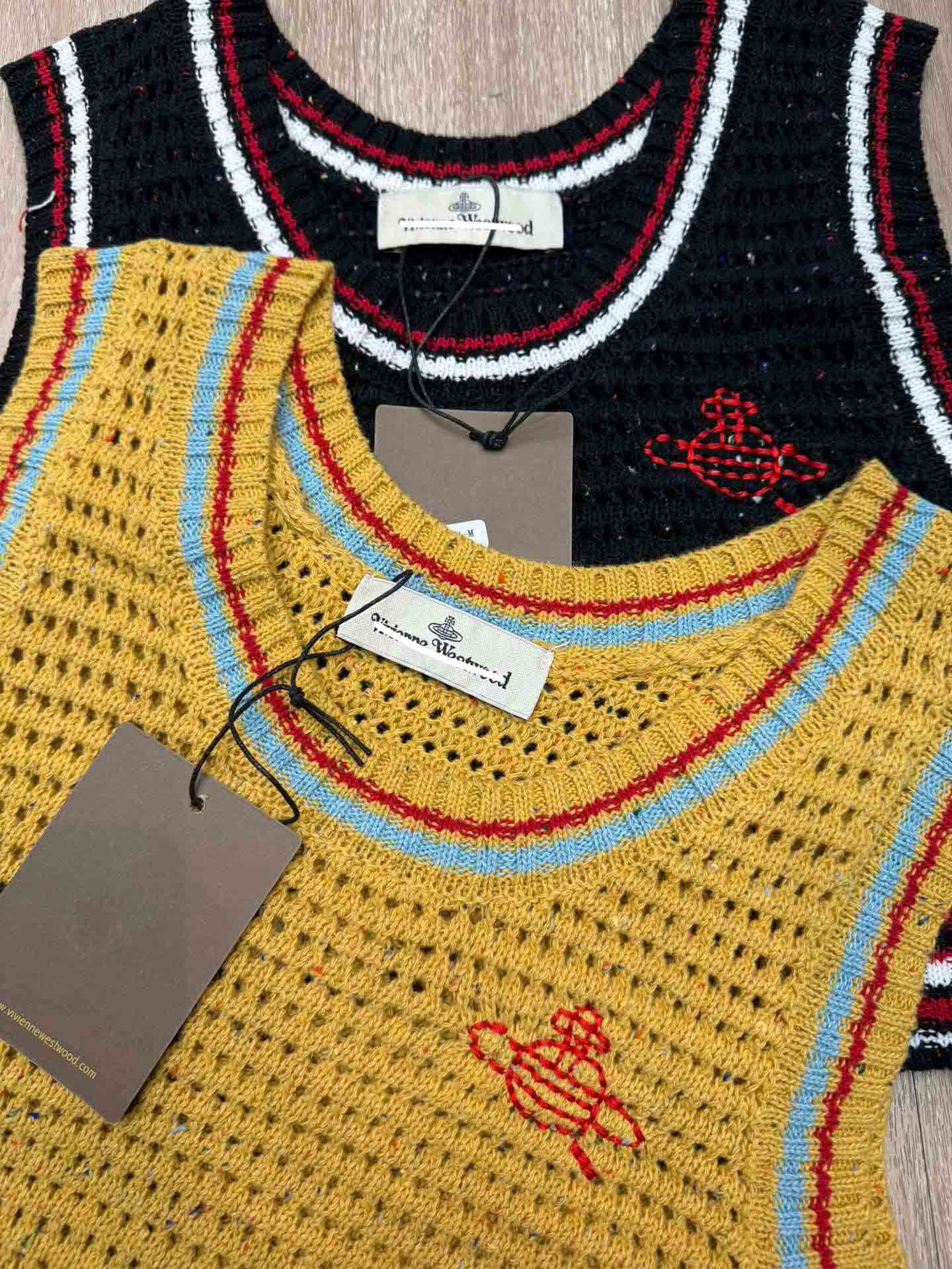 Saturn Embroidered Woven Short Vest