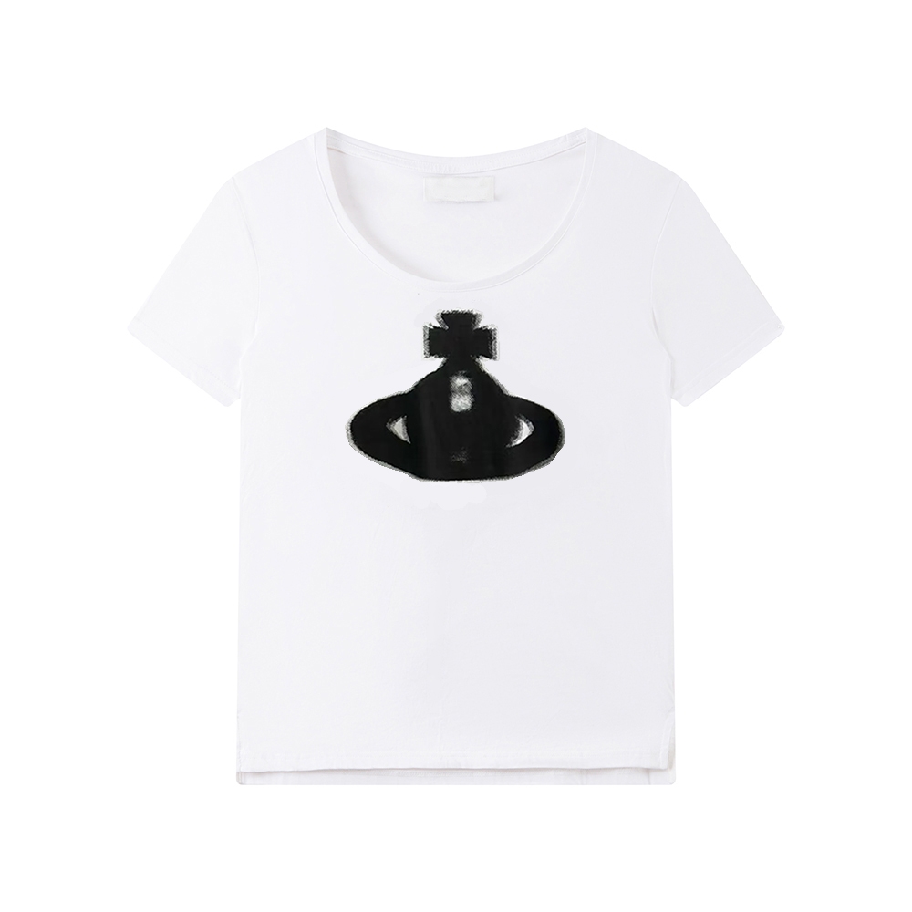 [Copy]2 Colors Simple Doodle Saturn T-Shirt