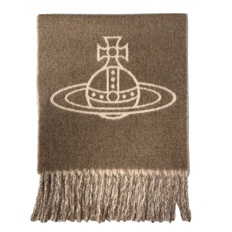 Double Saturn Logo Scarf