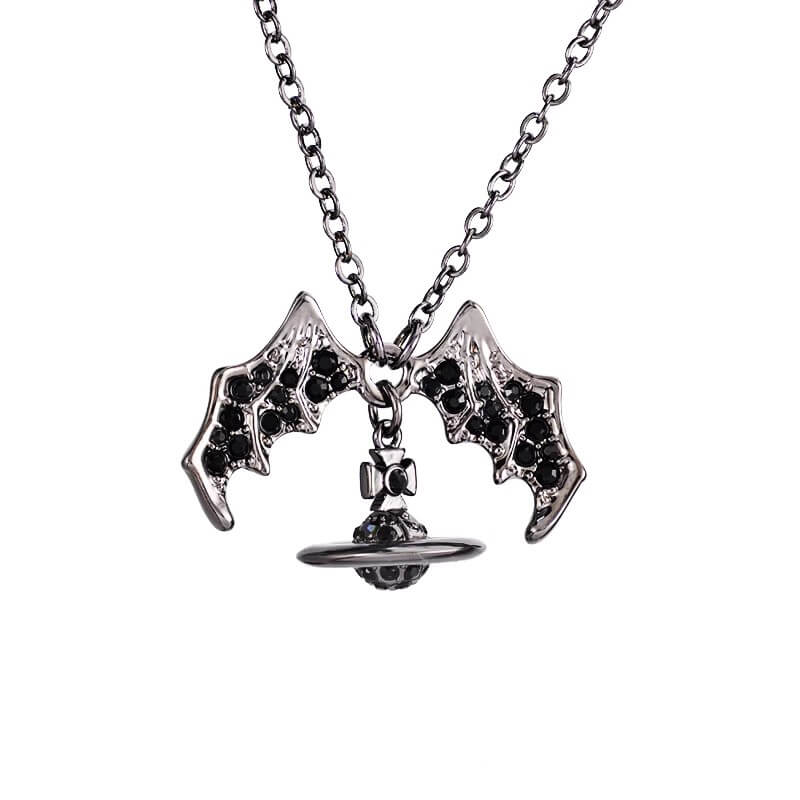 Black Bat Necklace