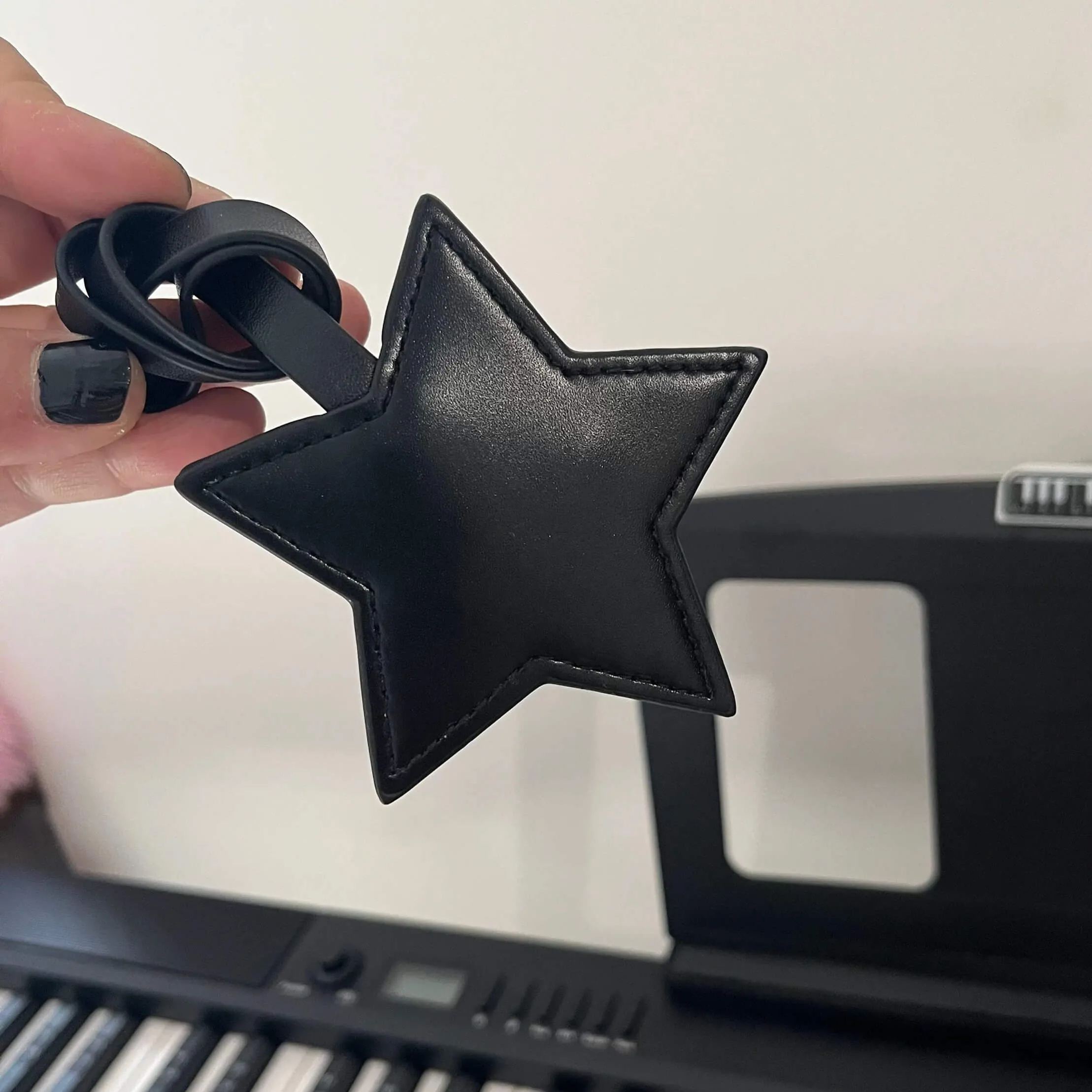 Leather Saturn Pendant