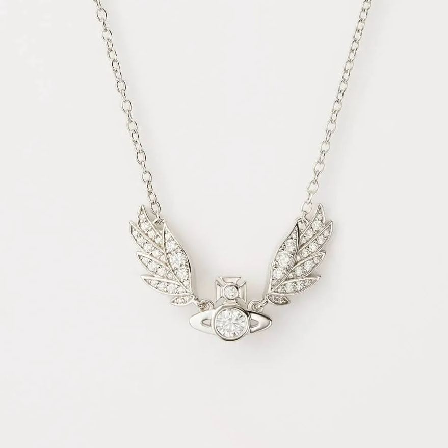 Wings Saturn Necklace
