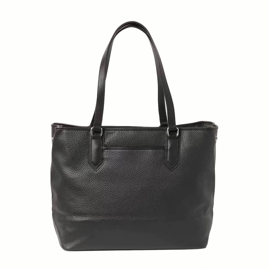 Big Logo Leather Saturn Bag