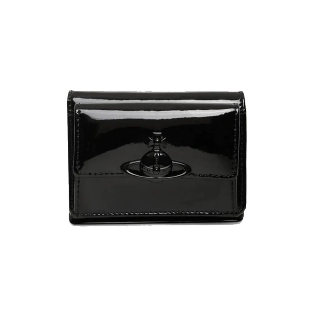 NEW-4 Colors Leather Tri-fold Saturn Wallet