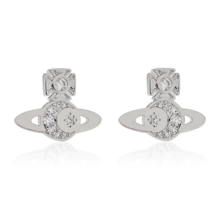 2 Colors DORINA Moon Star Earrings