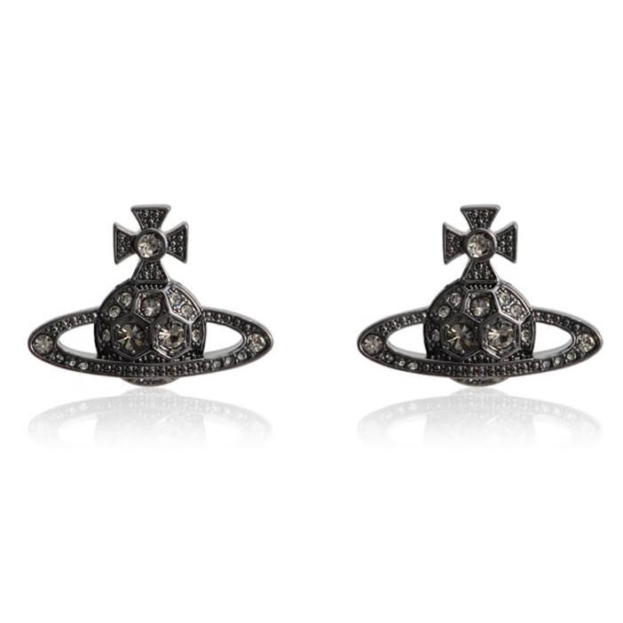 4 Colors Honeycomb Diamond Saturn Earrings
