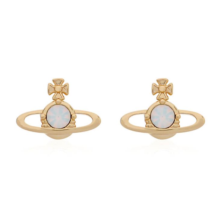 7 Colors Mini Diamond Saturn Earrings