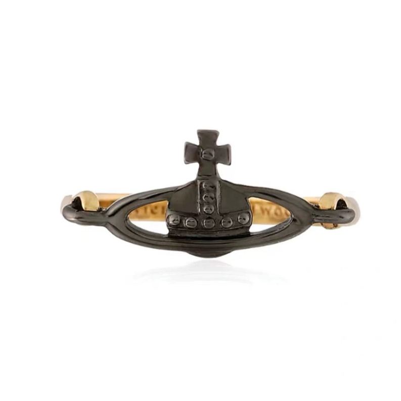 2 Colors Silver Flip Saturn Ring